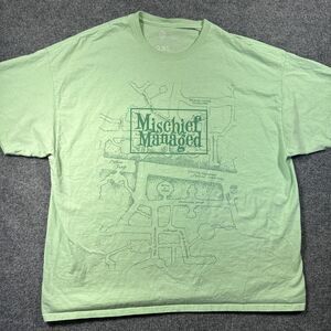 Harry Potters Wizarding World Mischief‎ Managed XL T Shirt Green Loot Wear Magic